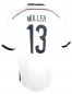 Preview: Adidas Germany jersey 13 Thomas Müller World Cup 2014 home white 4 stairs kids 152 cm