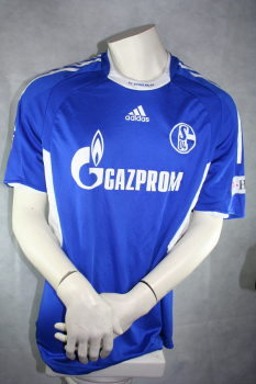 Adidas FC Schalke 04 jersey 14 Gerald Asamoah Formotion 2008/09 Match Worn men's XL