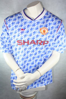 Adidas Manchester United jersey 1990-92 Sharp blue men's XL
