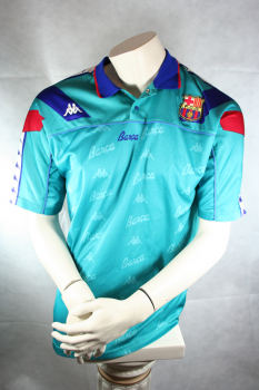 Kappa FC Barcelona jersey 10 Romario 1993/94 Away grey men's XL