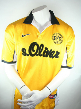 Nike Borussia Dortmund jersey 1999/00 S.Oliver Match worn(Issued) home men's XL