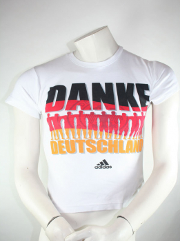 Adidas thanks Germany T-shirt world cup 2006 teamgeist 82 Mio women M (38/40)