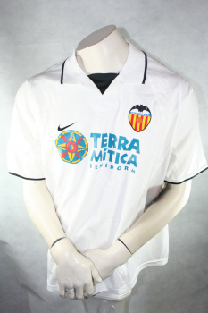 Nike FC Valencia jersey 6 Albelda 2002/03 home CL NEW Match issued men's XL