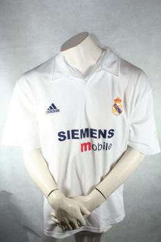 Adidas Real Madrid Jersey 7 Raúl 2002/03 Siemens 100 years Home men's XL