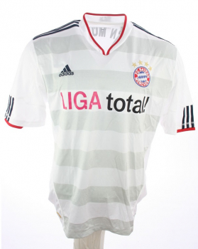 Adidas FC Bayern Munich jersey 18 Miro Miroslav Klose 2010/11 away white Liga Total men's XL