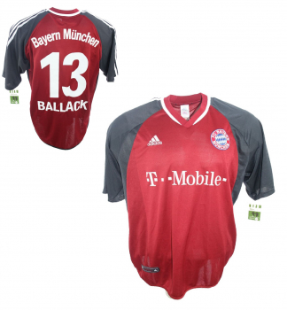 Adidas FC Bayern Munich jersey 13 Michael Ballack 2002/03 T-Mobile men's L or XL