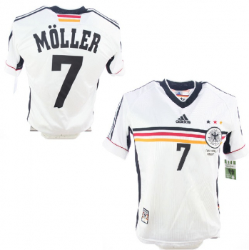 Adidas Germany Jersey 7 Möller world cup 1998 men's S-M