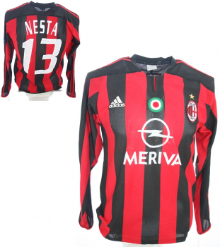 Adidas AC Milan Jersey 13 Alessandro Nesta 2003/04 Meriva men's S