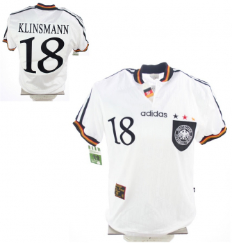 Adidas Germany jersey 1996 Euro 96 18 Jürgen Klinsmann Match worn men's S or XL