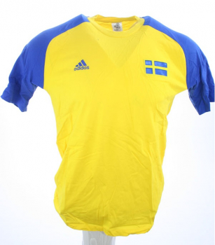 Adidas Sweden t-shirt jersey world cup home yellow new men's M