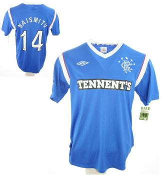 Umbro Glasgow Rangers jersey 14 Steven Naismith 2011/12 tennent's men'S XL