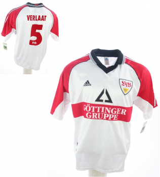 Adidas VfB Stuttgart jersey 5 Frank Verlaat 1998/99 Matchworn men's 2XL/XXL