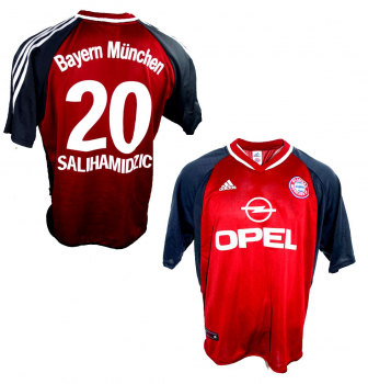 Adidas FC Bayern Munich jersey 20 Salihamidzic 2001/02 Opel men's XL