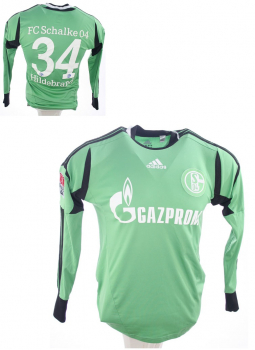 Adidas FC Schalke 04 keeper jersey 34 Timo Hildebrand 2012/13 Gazprom men's S