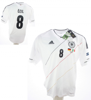 Adidas germany jersey 8 Mesut Özil Euro 2012 DFB home white Patches men's XL