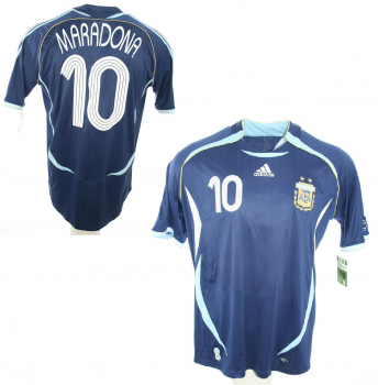 Adidas Argentina Jersey 10 Diego Maradona world cup 2006 away men's XL