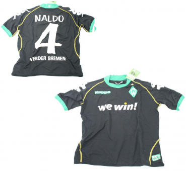 Kappa SV Werder Bremen jersey 4 Naldo 2006/07 Event black We-Win men's S-M 176cm