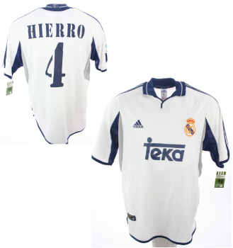 Adidas Real Madrid Jersey 4 Fernando Hierro 2000/01 home men's XL