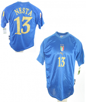 Puma Italy jersey 13 Alessandro Nesta Euro 2004 home match worn? men's XL