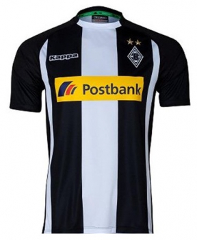 Kappa Borussia Mönchengladbach jersey 2017/18 black/white Postbank new men's M