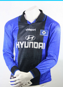 Uhlsport Hamburger SV jersey 1997/98 HSV blue black Hyundai away men's S/M/L/XL/XXL