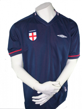 Umbro England changing 2 sides jersey World Cup 2002 Euro 2004 special shirt blue & red men's S/M/L/XL/XXL