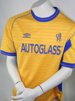 Umbro FC Chelsea London jersey 2000-02 Autoglass Away yellow men's S/M/L/XL/XXL