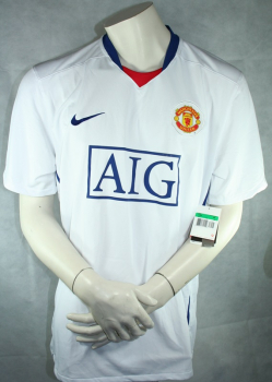 Nike Manchester United jersey 2008/09 AIG new white men's S/M/L/XL/XXL