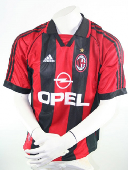 Adidas AC Milan jersey 20 Oliver Bierhoff 1998/99 Champion Opel mens XL