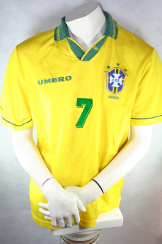 Umbro Brazil Jersey 7 Bebeto World Cup 1994/96 USA mens M/L