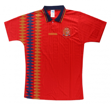 Adidas Spain jersey World Cup 1994 94 home red men's L