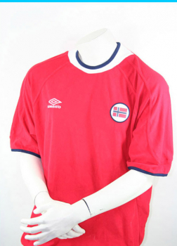 Umbro Norway jersey Euro 2000 red men's S/M/L/XL/XXL/2XL