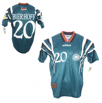 Adidas Germany jersey 20 Oliver Bierhoff 1996 Euro 96 Match worn Away men's M