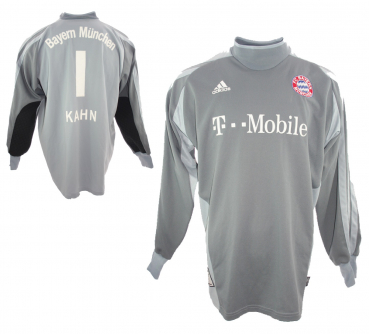 Adidas FC Bayern Munich keeper jersey 1 Oliver Kahn 2002/03 grey new men's XL XXL 2XL