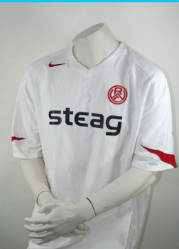 Nike Rot Weiss Essen jersey red white 18 Peter Foldgast 2004/05 Steag ,en's S/M/L/XL/XXL/2XL