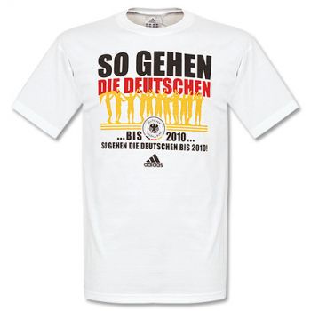 Adidas Germany DfB t-shirt jersey So gehen die Deutschen white new World Cup 2006 men's M, L or XL