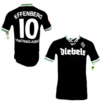 Reebok Borussia Monchengladbach jersey 10 Stefan Effenberg Diebels 1996/97 black match worn men's XXL