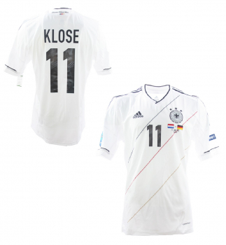 Adidas Germany jersey 11 Miroslav Klose DfB 2012 Climacool white men's M
