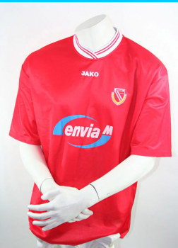 Jako Energie Cottbus jersey Envia M Vintage football Bundesliga shirt men's XL