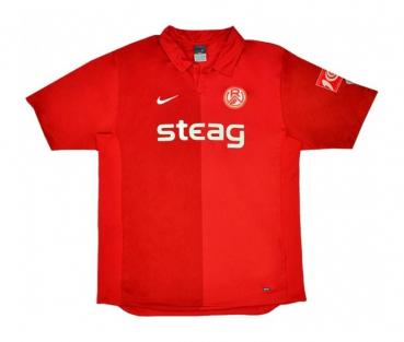 Nike Rot Weiss Essen jersey 2006/07 red white Steag men's XXL/2XL
