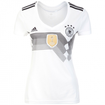 Adidas Germany jersey World Cup 2018 Russia white home 4 stars women's S = 34/36