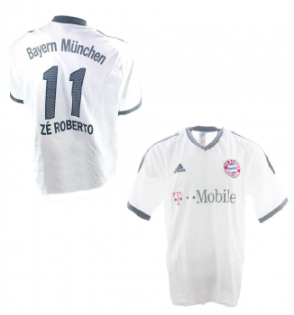 Adidas FC Bayern Munich jersey 11 Ze-Roberto 2002-04 white + Short mens S-M
