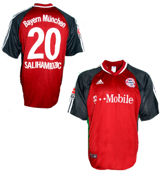 Adidas FC Bayern Munich jersey 20 Hasan Salihamidžić 2002/03 T-Mobile men's L or XL