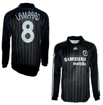 Adidas FC Chelsea London jersey 8 Frank Lampard 2006/07 Formotion matchworn black men's XL