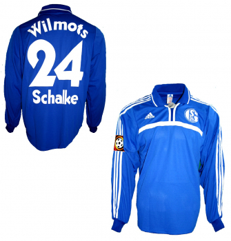 Adidas FC Schalke 04 jersey 24 Marc Wilmots 2000/02 Victoria Match worn issued new men's L