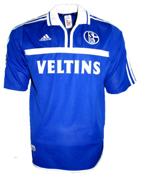 Adidas FC Schalke 04 jersey 2000/01 Veltins blue men's XXL/2XL
