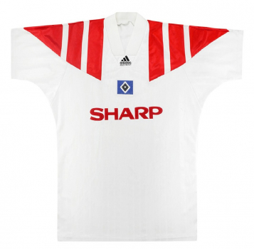 Adidas Hamburg SV jersey 1992/93 Sharp white HSV men's L