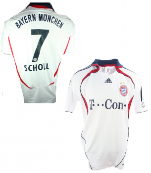 Adidas FC Bayern Munich jersey 7 Mehmet Scholl 2006/07 away home men's S-M = 176 cm & XL