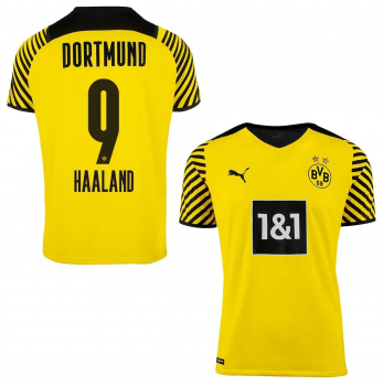 Puma Borussia Dortmund jersey 9 Erling Haaland 2021/22 BVB 1&1 1and1 NEW men's L
