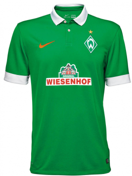 Nike SV Werder Bremen jersey 2014/15 green Wiesenhof home men's L